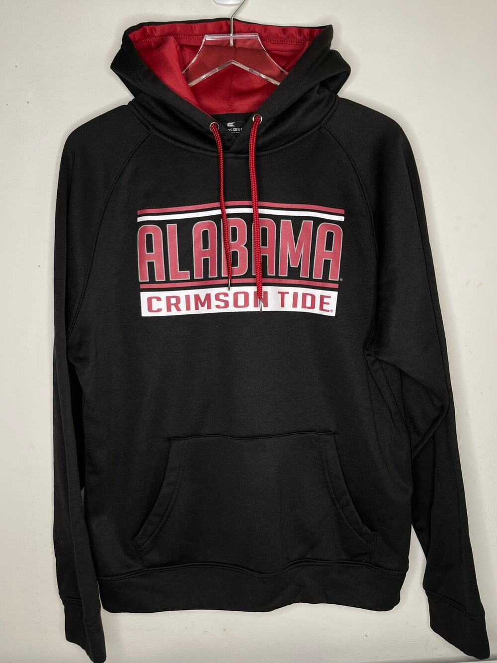 University of Alabama Crimson Tide NCAA Football Black Hoodie, Adult Size Medium